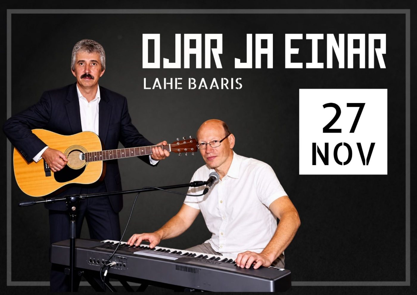 Reedene tantsuõhtu Lahe baaris: ansambel Ojar ja Einar
